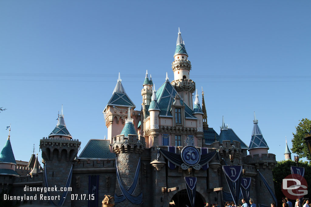 After dinner back to Sleeping Beauty Castle.