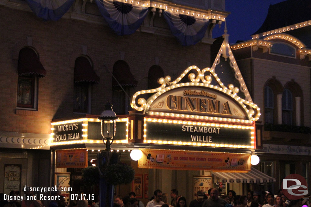 Found a spot on Main Street for Paint the Night.