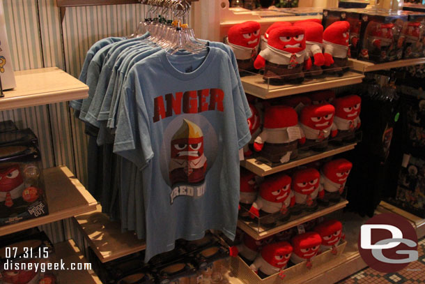 Plenty of Anger merchandise for Inside Out