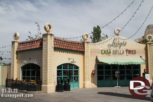 No visible progress at Luigis.  Thought maybe the concept art that was posted online would make an appearance.