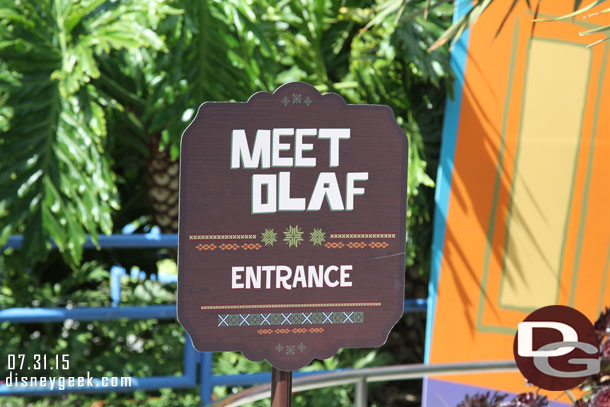 Olaf no longer requires a FastPass.  They stopped distribution recently.