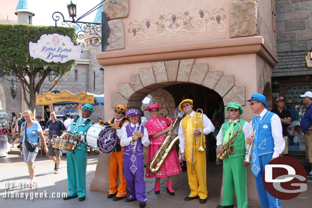 The Pearly Band posing for a picture.