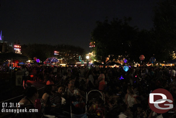 The view behind me toward Main Street.