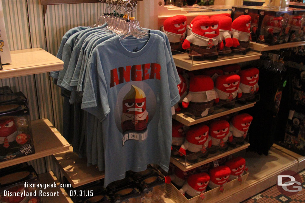 Plenty of Anger merchandise for Inside Out