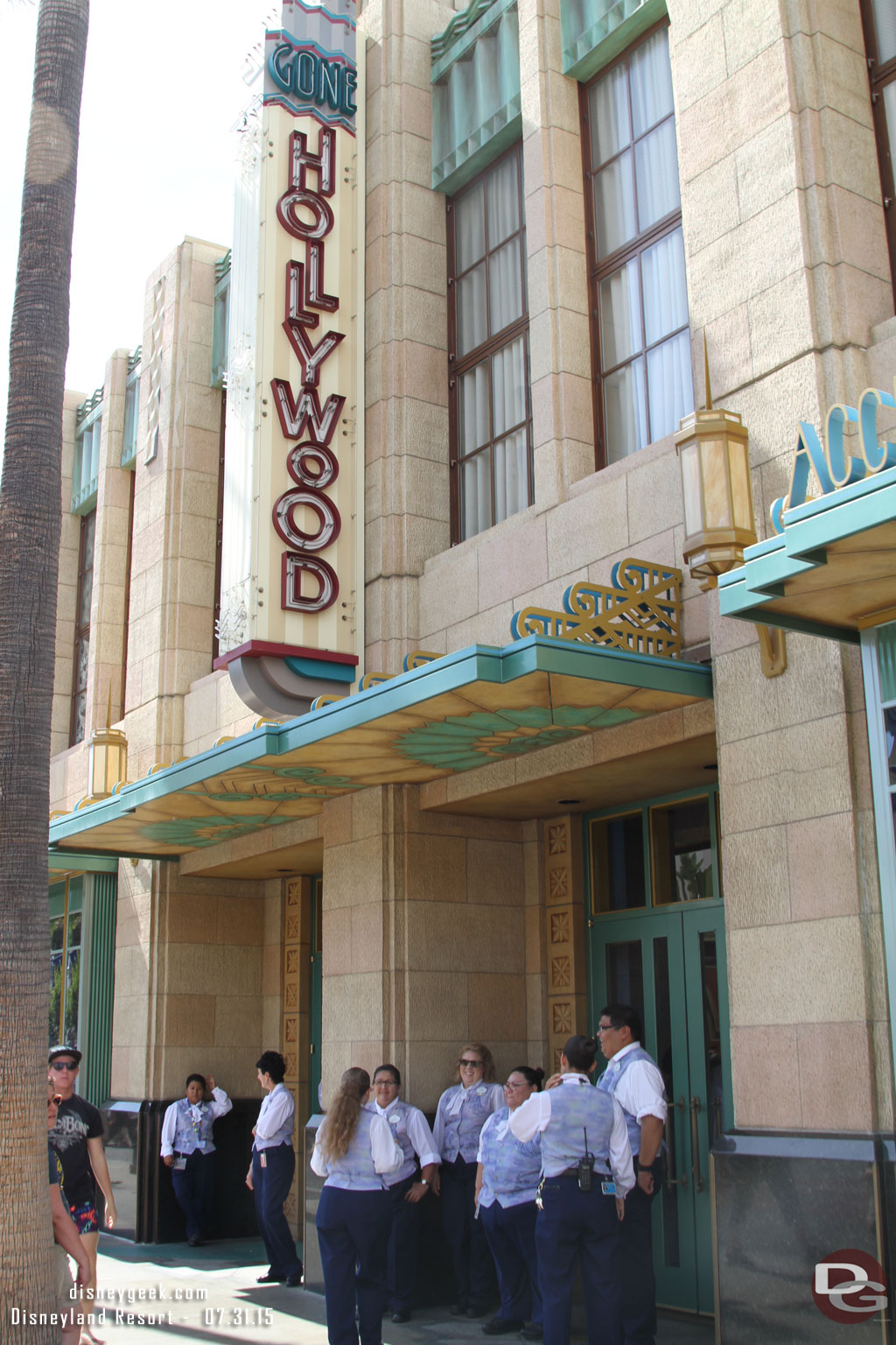 Gone Hollywood was closed and all the Cast Members were out front.  No indication of why.