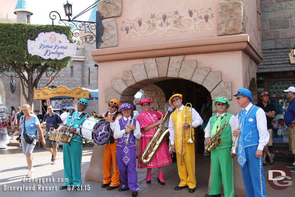 The Pearly Band posing for a picture.