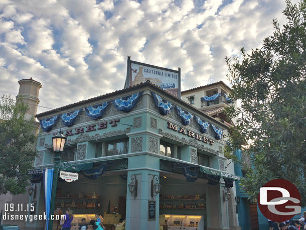 Interesting clouds over Buena Vista Street this evening.