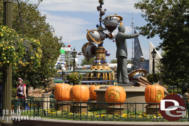 The pumpkins have returned to the hub as usual. 