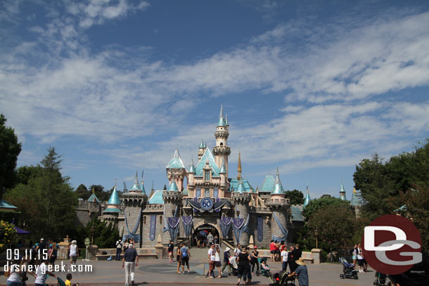Sleeping Beauty Castle this afternoon