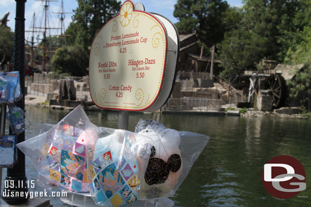 Halloween cotton candy is available throughout the park.
