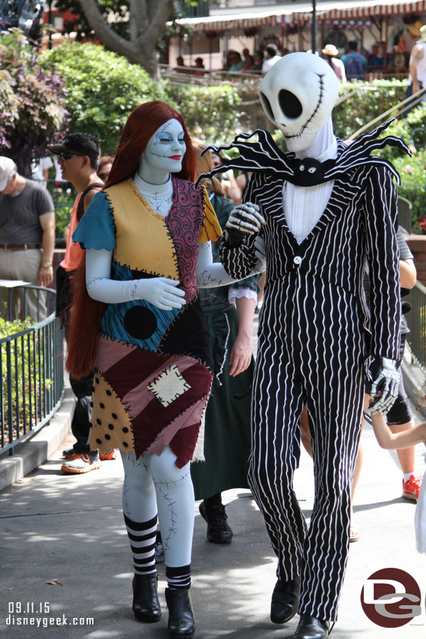 Jack and Sally again... seems everywhere I turned they were there.