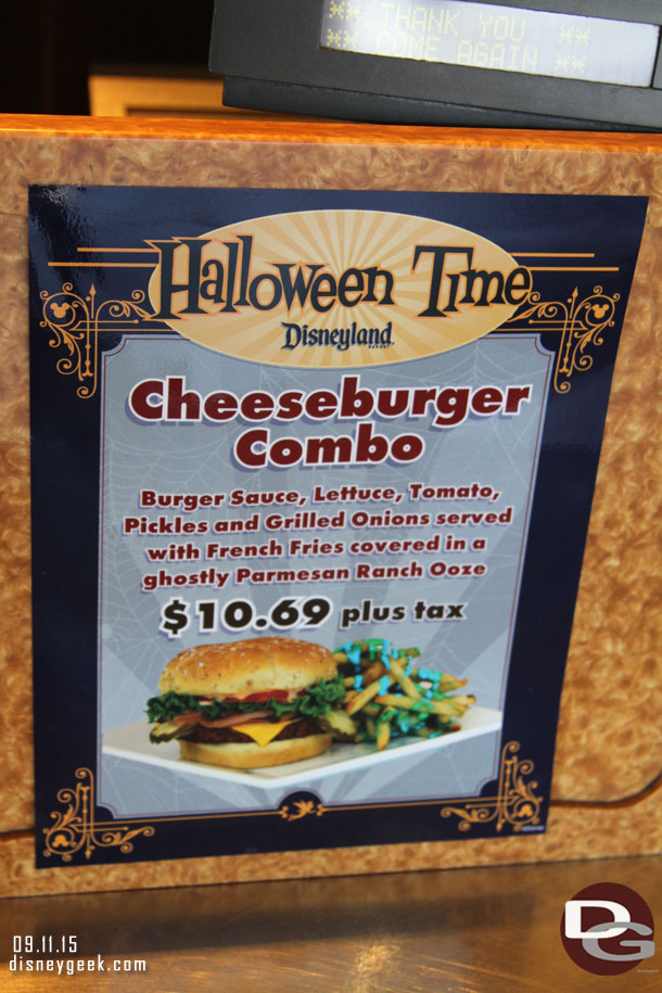 Tomorrowland Terrace has a burger combo for the holiday.