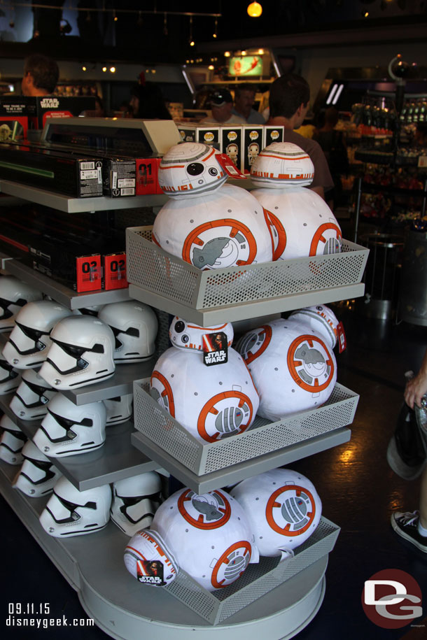 Star Traders has a lot of Star Wars merchandise.