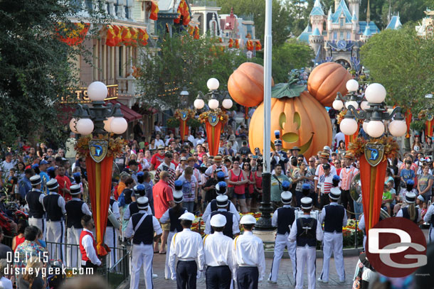 The Disneyland Band and Dapper Dans were part of the ceremony too.