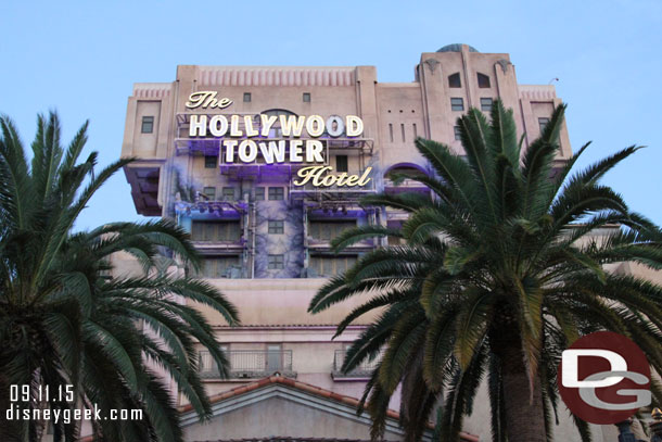 40 minute wait for Tower of Terror.