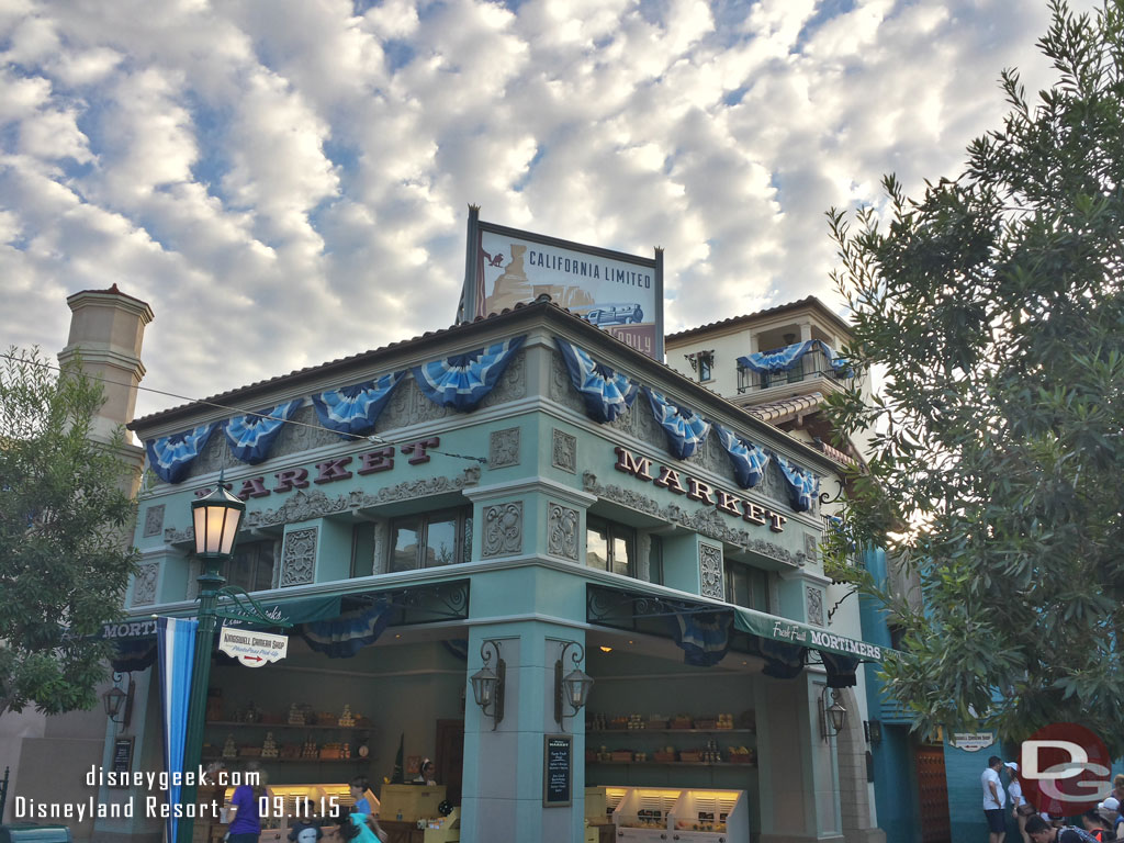 Interesting clouds over Buena Vista Street this evening.