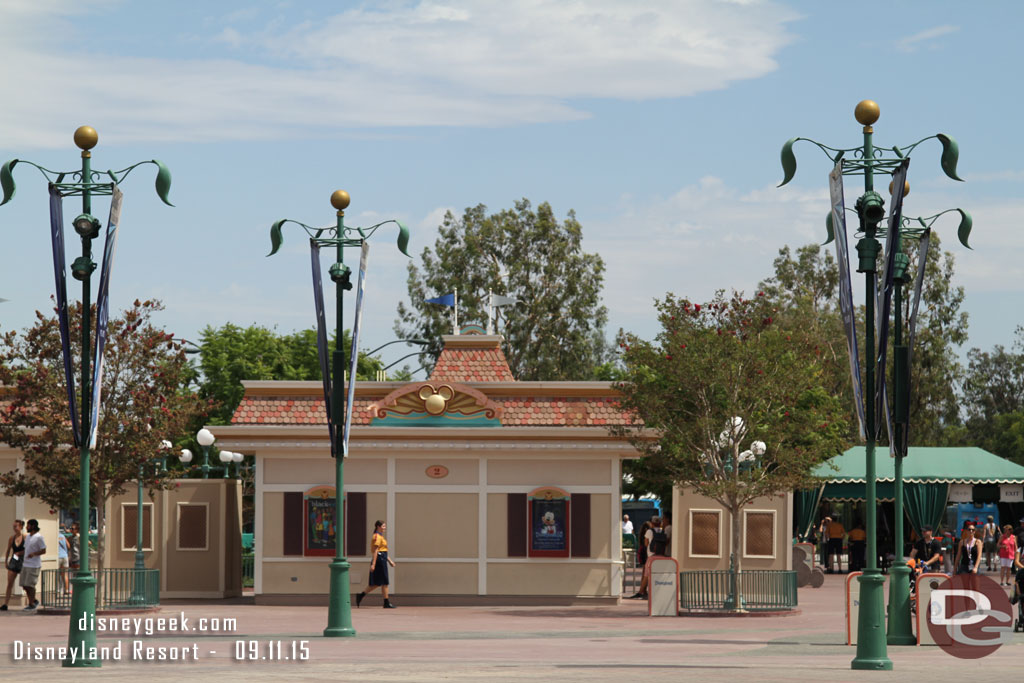 Walls are now up on the east side, but not around the trees.