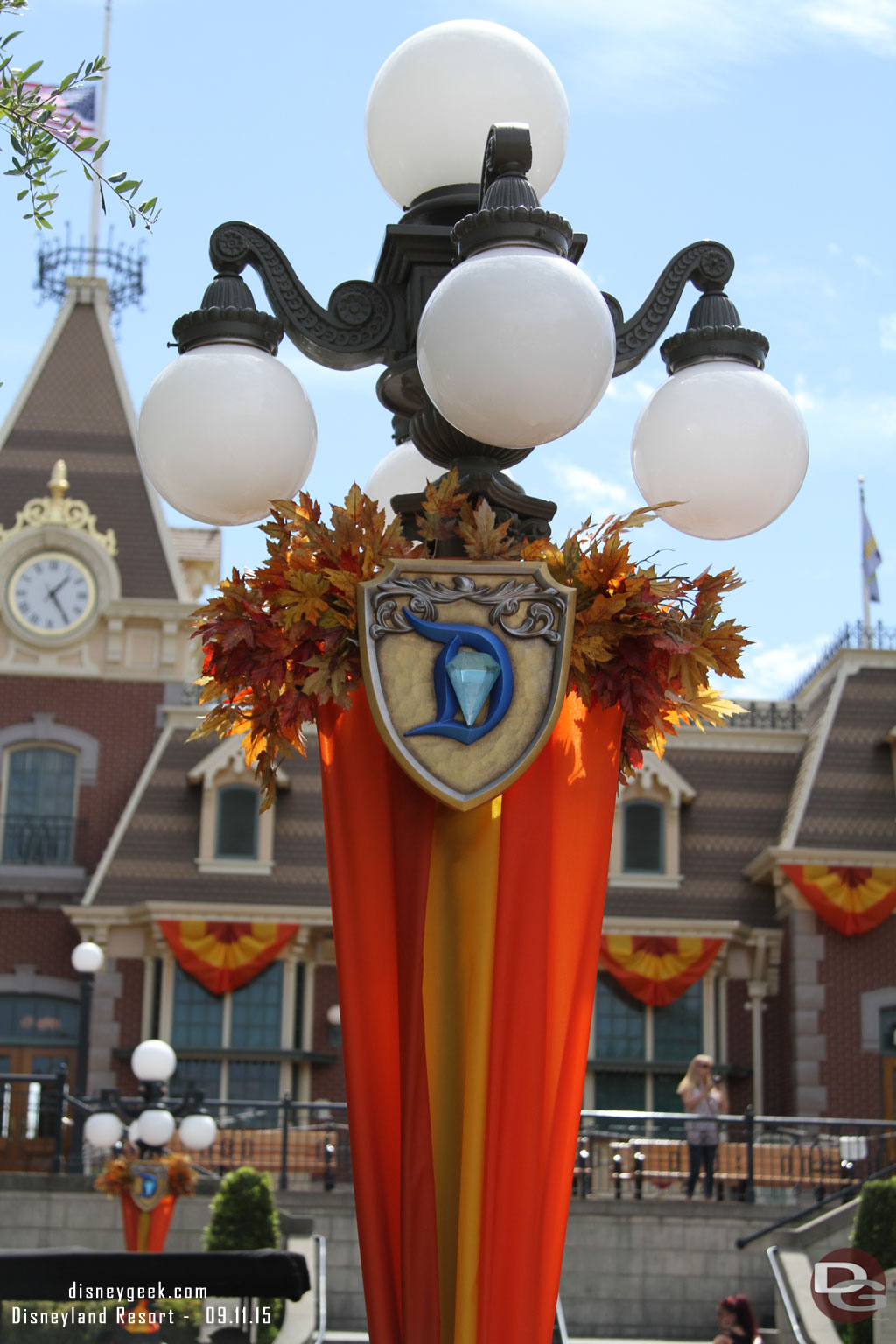 Halloween meets Diamond Days on Main Street USA