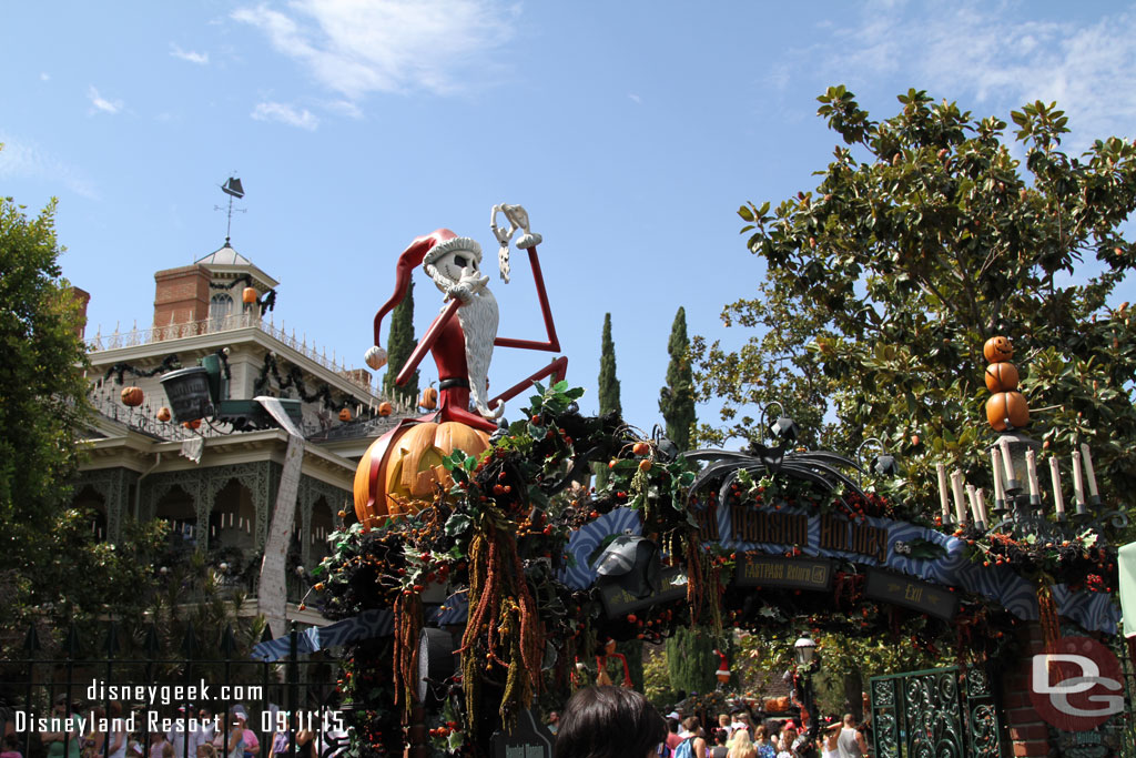 Today was the first day for Haunted Mansion Holiday.