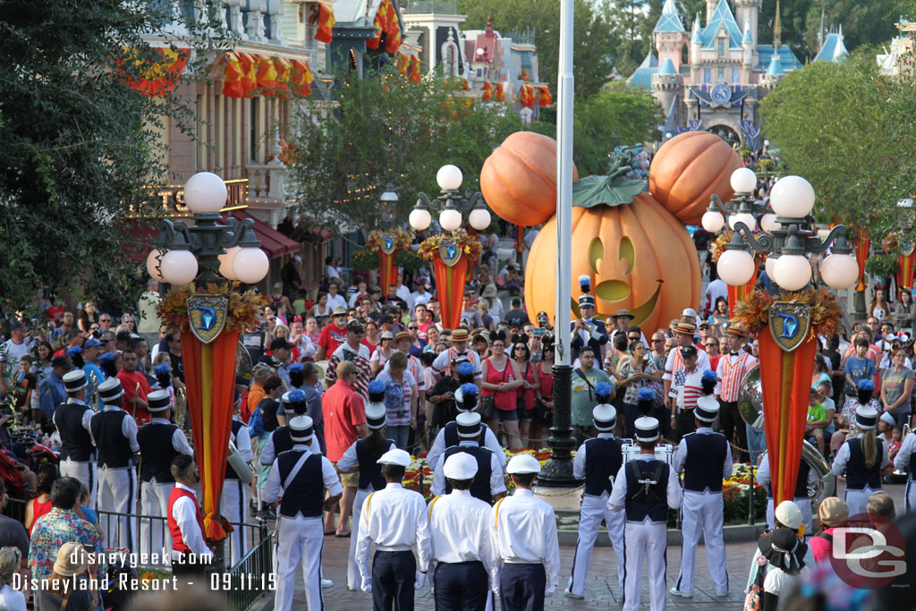 The Disneyland Band and Dapper Dans were part of the ceremony too.