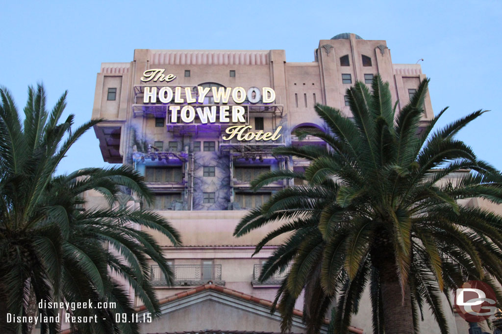 40 minute wait for Tower of Terror.
