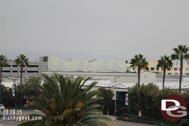 The back hills of Toontown look really faded.. even in this overcast lighting.  Guessing nothing is being done because of upcoming Star Wars Land work.