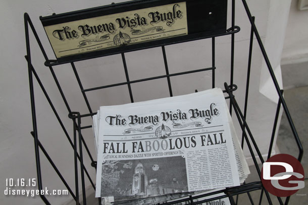 A Fall edition of the Buena Vista Bugle is on news stands.