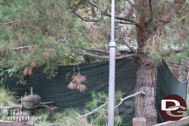 Some work going on in the riverbed between the park and Grand CA.