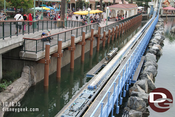 The pier poles stood out today.. were those repainted recently?