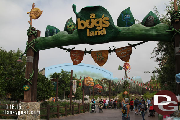 Dinosaurs have moved into Bugs Land