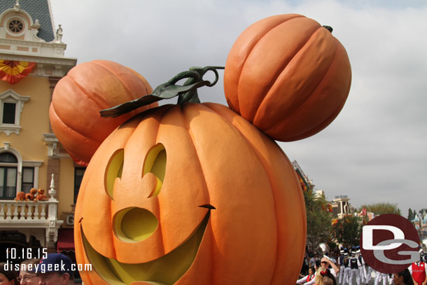 The Main Street USA pumpkin.