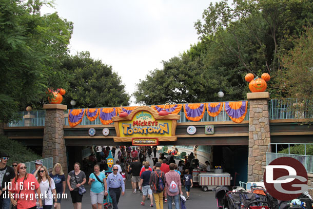 Toontown hosts a kick off for the Halloween party.