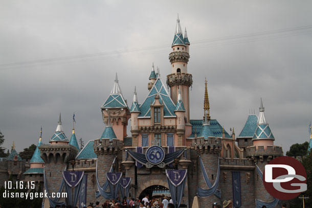 Sleeping Beauty Castle on this gloomy afternoon