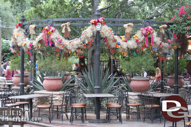 Walking through Frontierland.