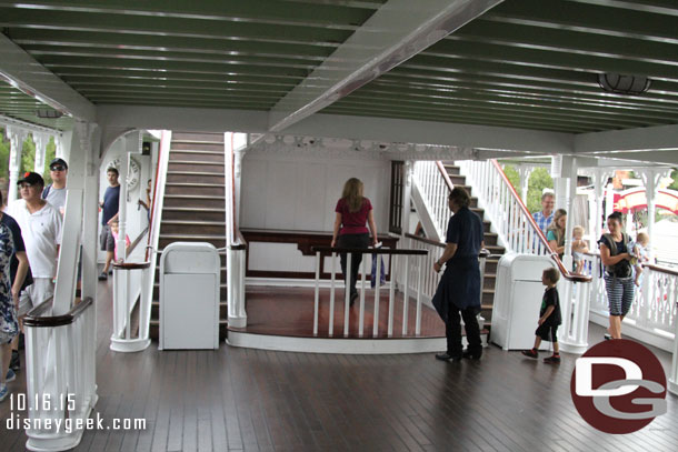 Next up a cruise aboard the Mark Twain.  Wanted to try and take a wide video from the upper deck.  That failed due to them having the top deck closed and by the time I figured that out no spots on the lower two that would work.