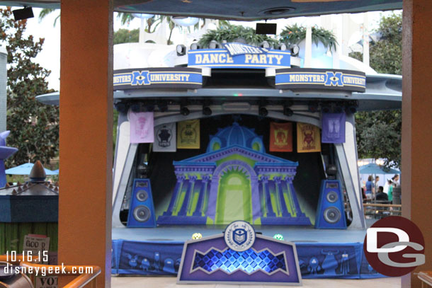 Monsters University takes over Tomorrowland Terrace for the party.