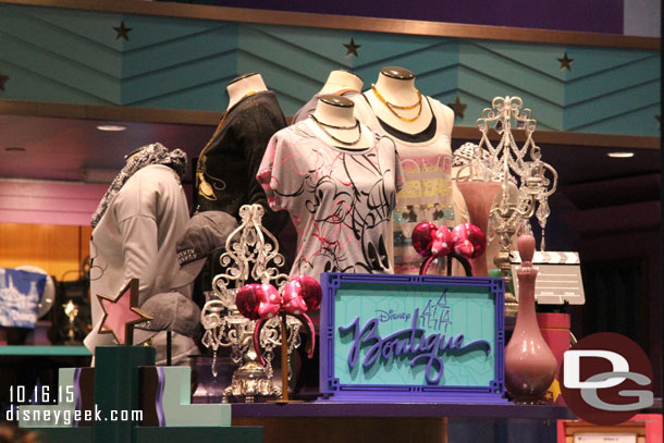 Disney boutique merchandise at Gone Hollywood.