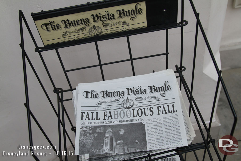 A Fall edition of the Buena Vista Bugle is on news stands.