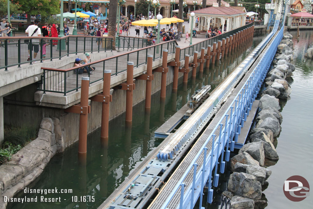 The pier poles stood out today.. were those repainted recently?