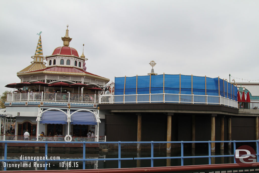 Another angle of the work.  Wonder where the Pier Christmas tree will go this year?  Maybe where the Duffy Meet and Greet was?  Or Paradise Gardens?  Still have the Maliboomer area that is under utilized too.