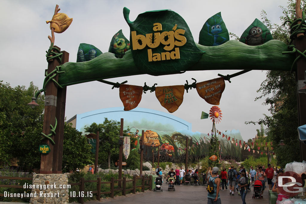 Dinosaurs have moved into Bugs Land