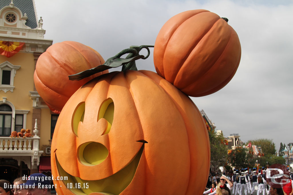 The Main Street USA pumpkin.