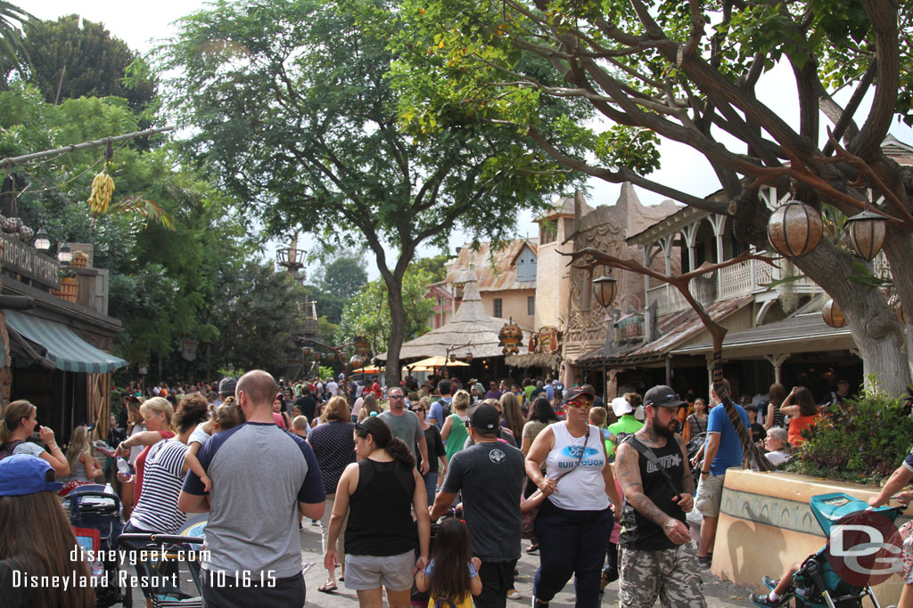 Adventureland crowded as always.