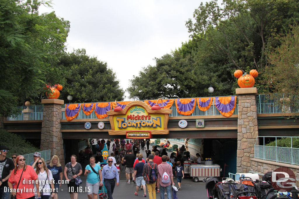 Toontown hosts a kick off for the Halloween party.