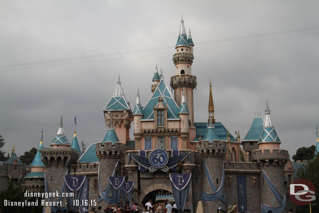 Sleeping Beauty Castle on this gloomy afternoon