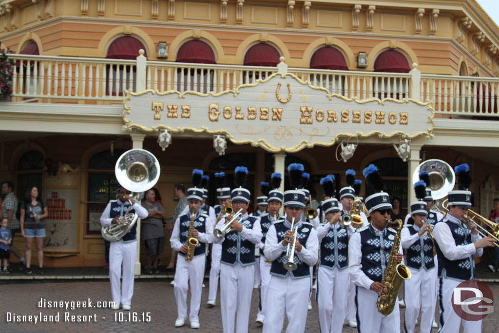 The Disneyland Band in Frontierland.