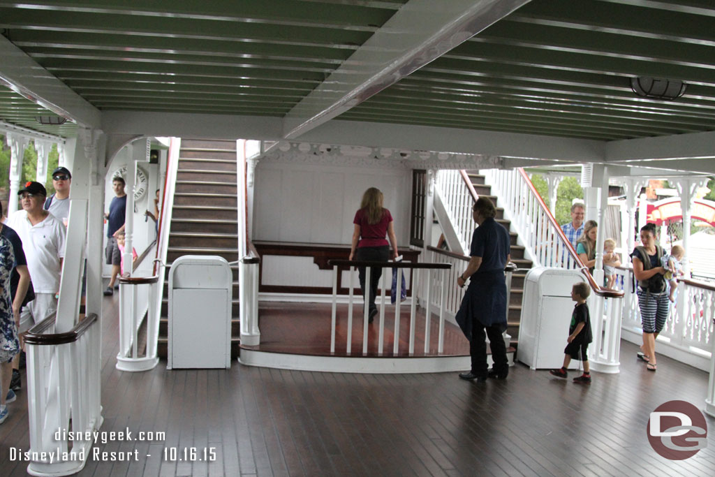 Next up a cruise aboard the Mark Twain.  Wanted to try and take a wide video from the upper deck.  That failed due to them having the top deck closed and by the time I figured that out no spots on the lower two that would work.