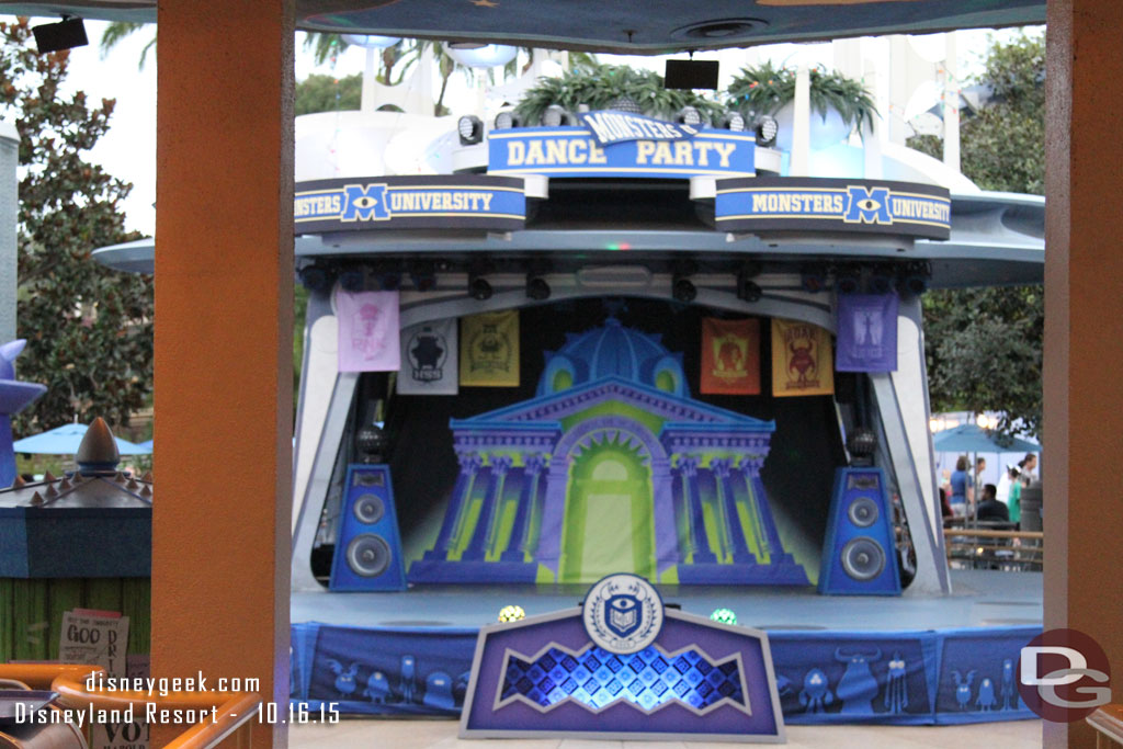 Monsters University takes over Tomorrowland Terrace for the party.