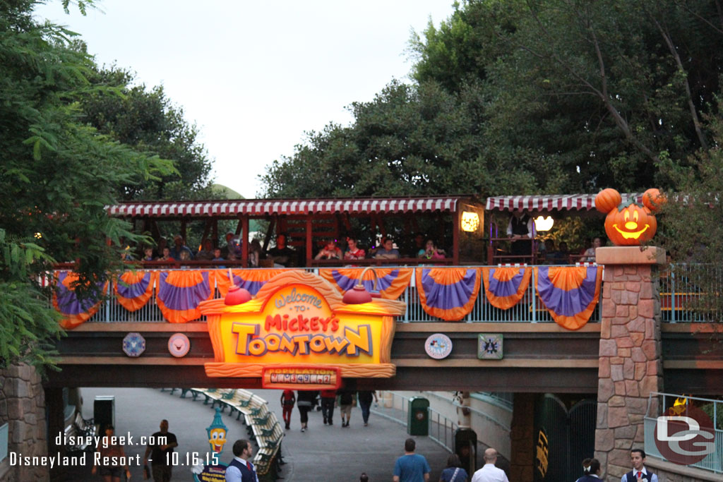 Toontown was open for party guests only as of 6pm.