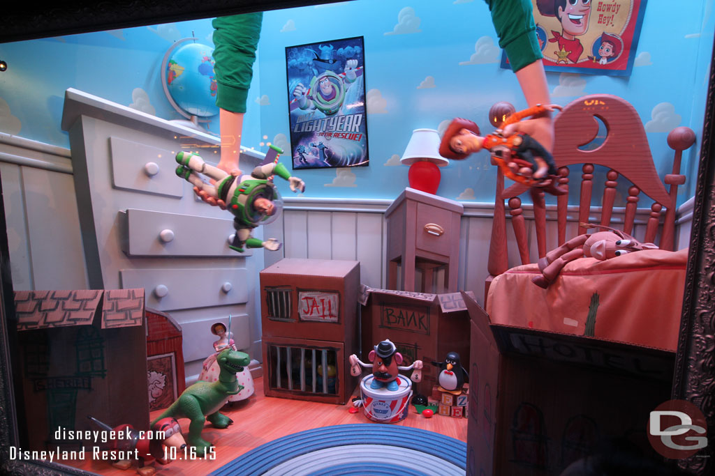 A final look at the Toy Story Emporium window now that the glare has gone for the most part.